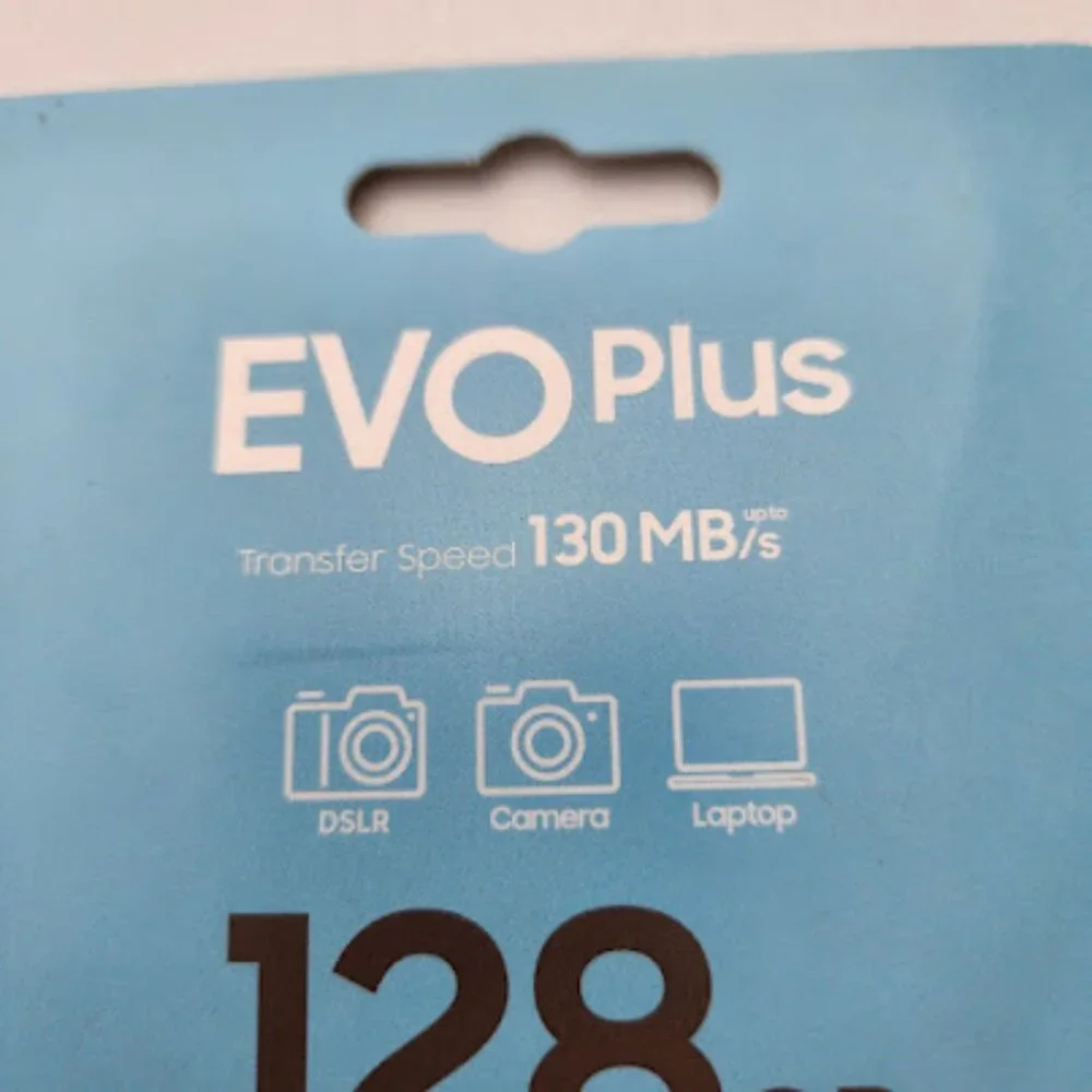 NEW Samsung Evo Plus 128 GM SD Card SDXC for DSLR Camera Laptop Accessories 130